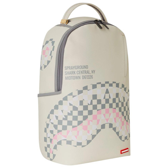 Sprayground Τσάντα πλάτης Cream Check Shark Central DLXSV Backpack